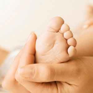 infant's foot