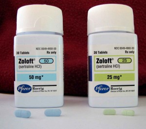 Zoloft bottles