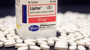 Lipitor bottle surrounded by pills